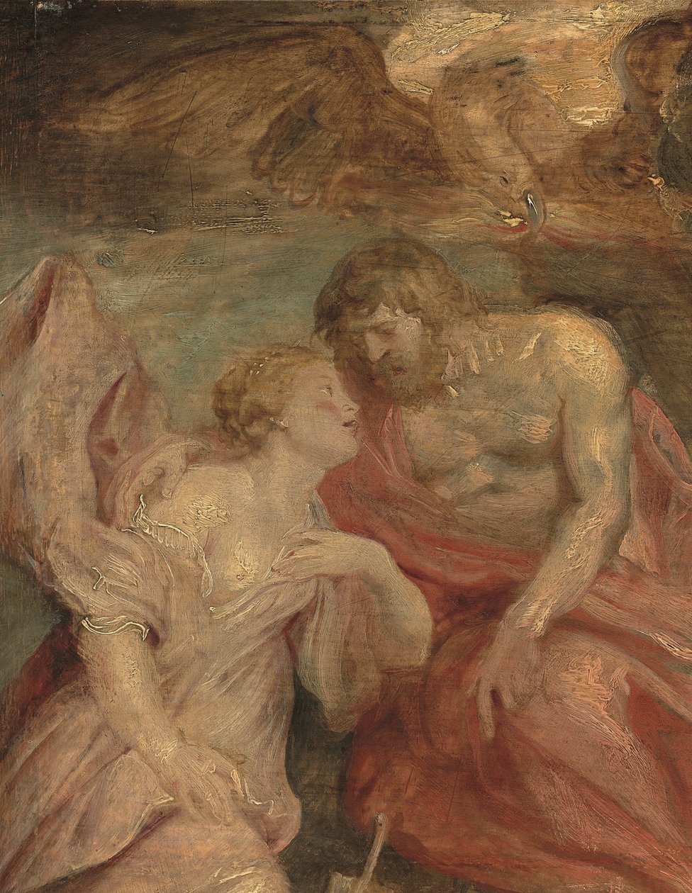 A Jupitert kérő Vénusz részlete (olaj tölgyfa panelen) alkotó: Peter Paul Rubens