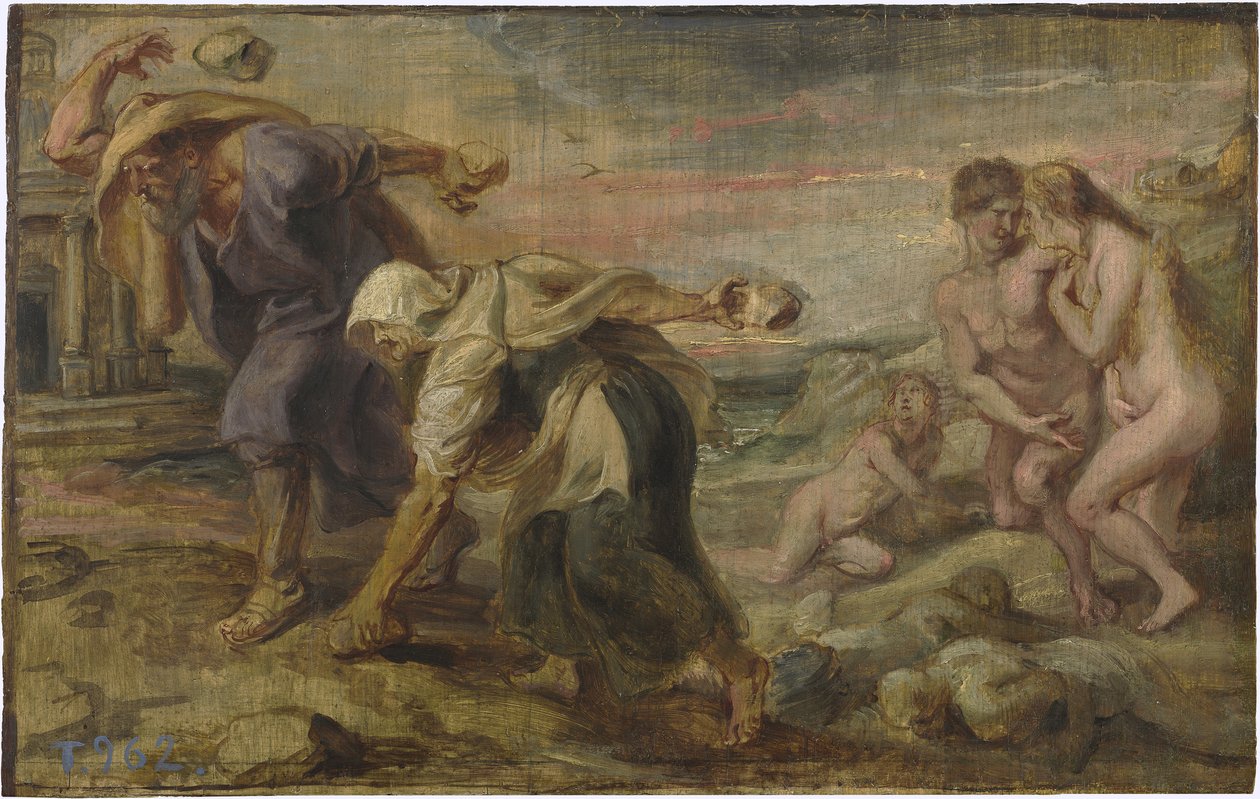 Deucalion és Pyrrha, 1636 körül alkotó: Peter Paul Rubens