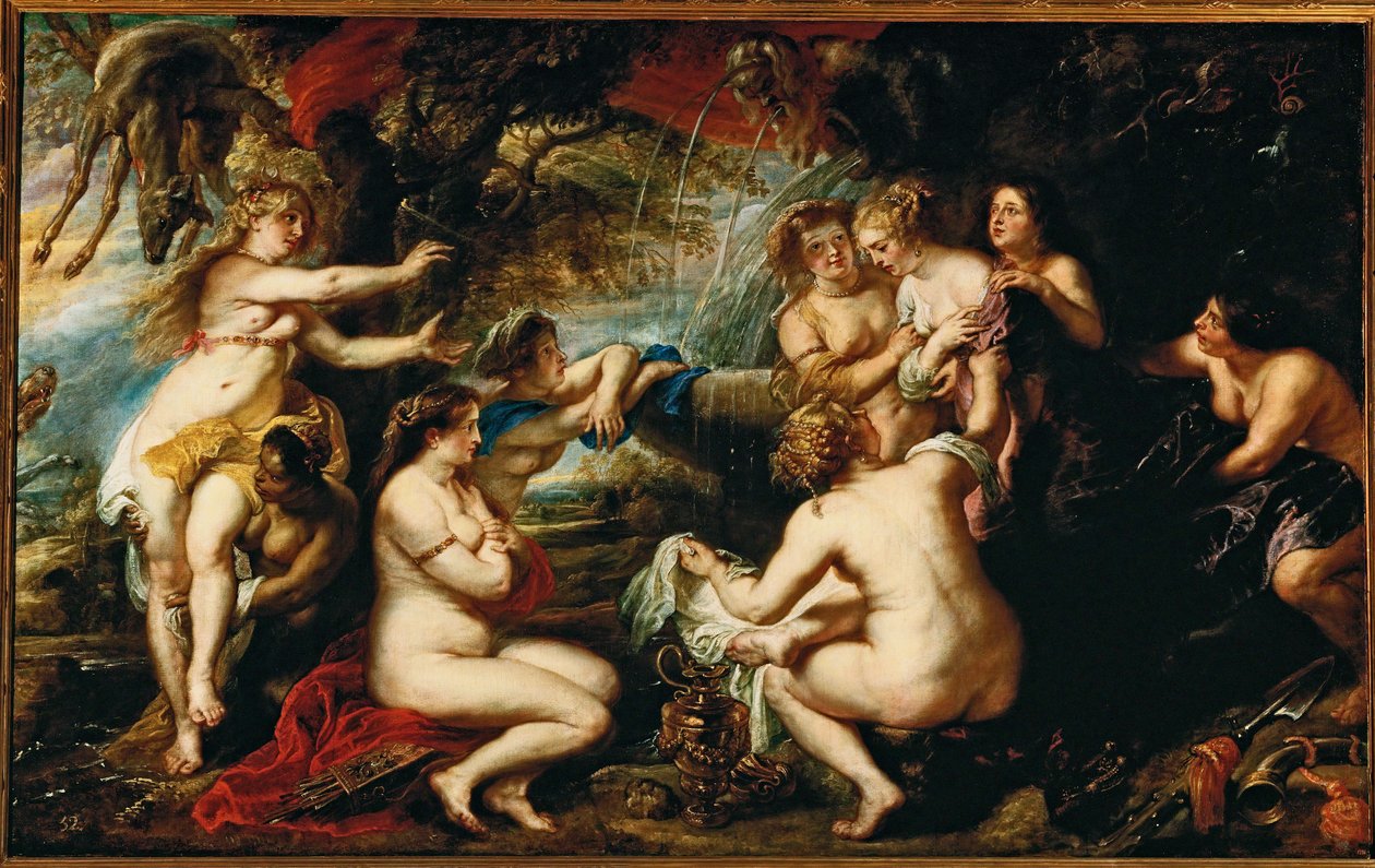 Diana és Callisto (festmény vászonra) alkotó: Peter Paul Rubens
