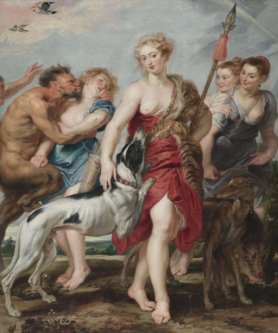 Diana és nimfái vadászatra indulnak, 1615 körül alkotó: Peter Paul Rubens