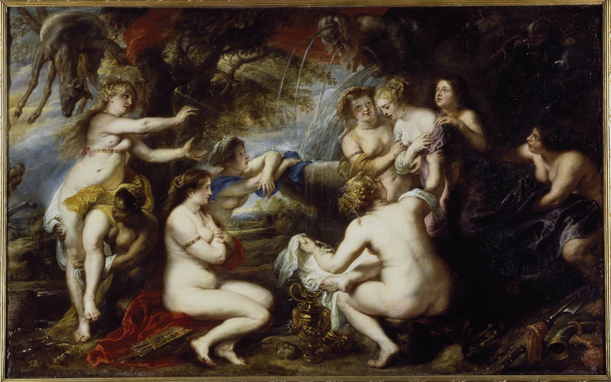 Diane és Callisto – Olaj, vászon alkotó: Peter Paul Rubens