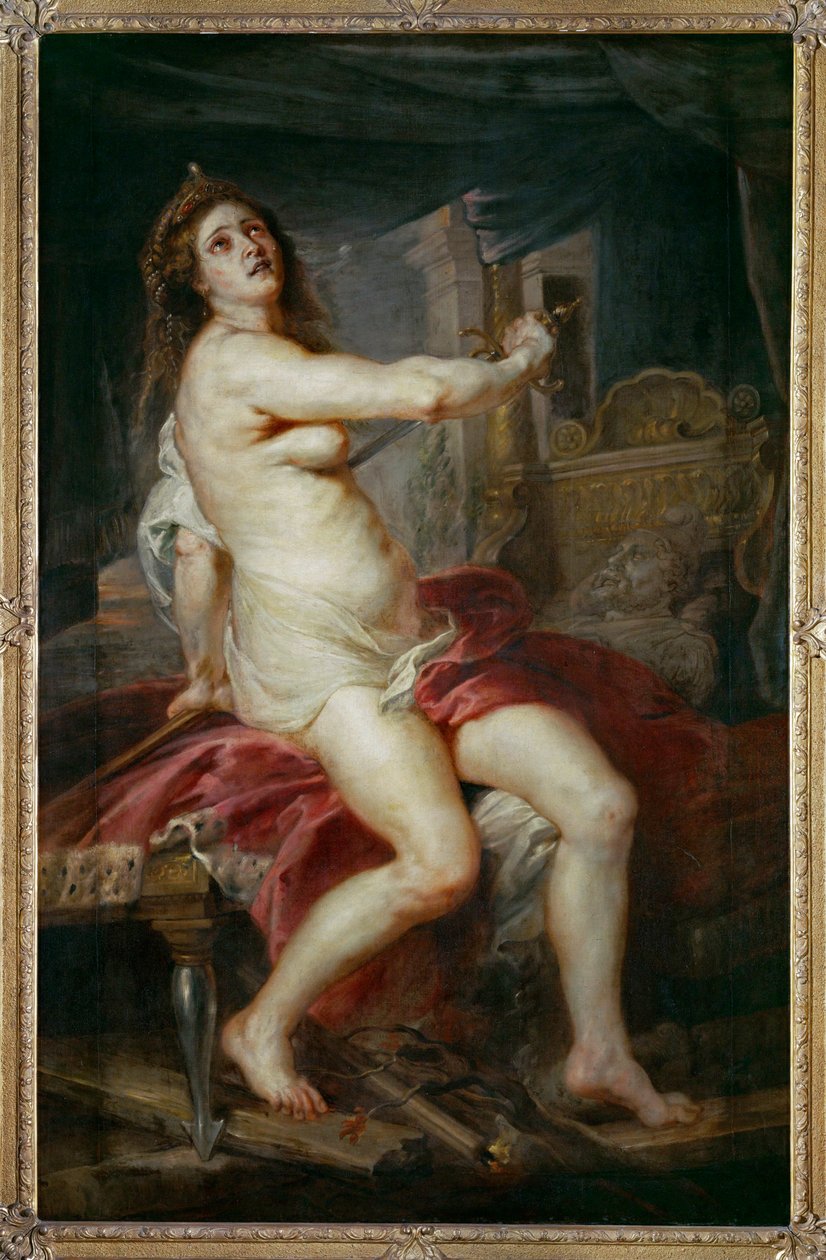 Dido halála (festmény vászonra) alkotó: Peter Paul Rubens