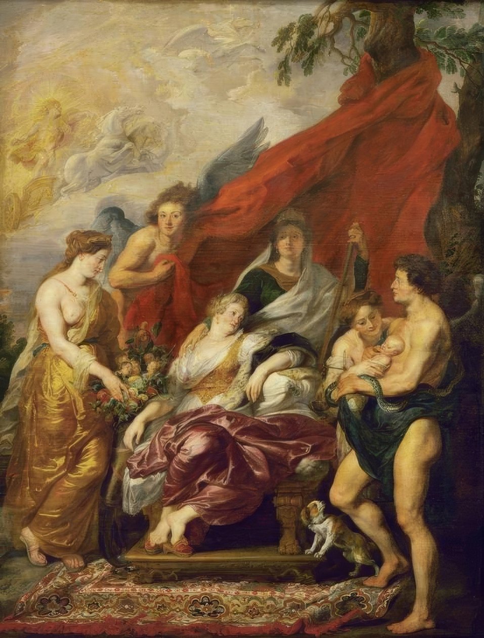 Lajos születése XIII alkotó: Peter Paul Rubens