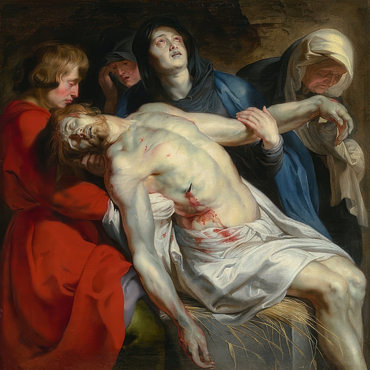 A síremlék. 1612 körül alkotó: Peter Paul Rubens
