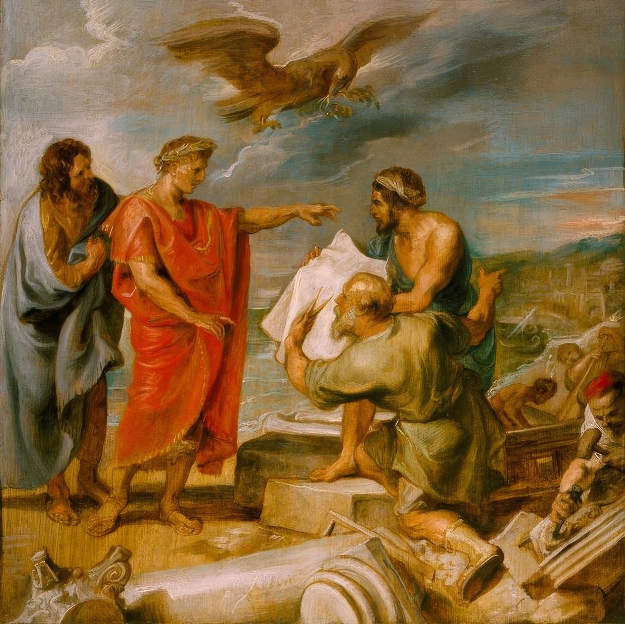 Konstantinápoly megalapítása alkotó: Peter Paul Rubens