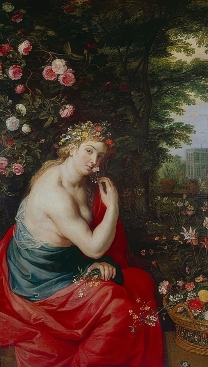 Flóra istennő. 1625 körül alkotó: Peter Paul Rubens