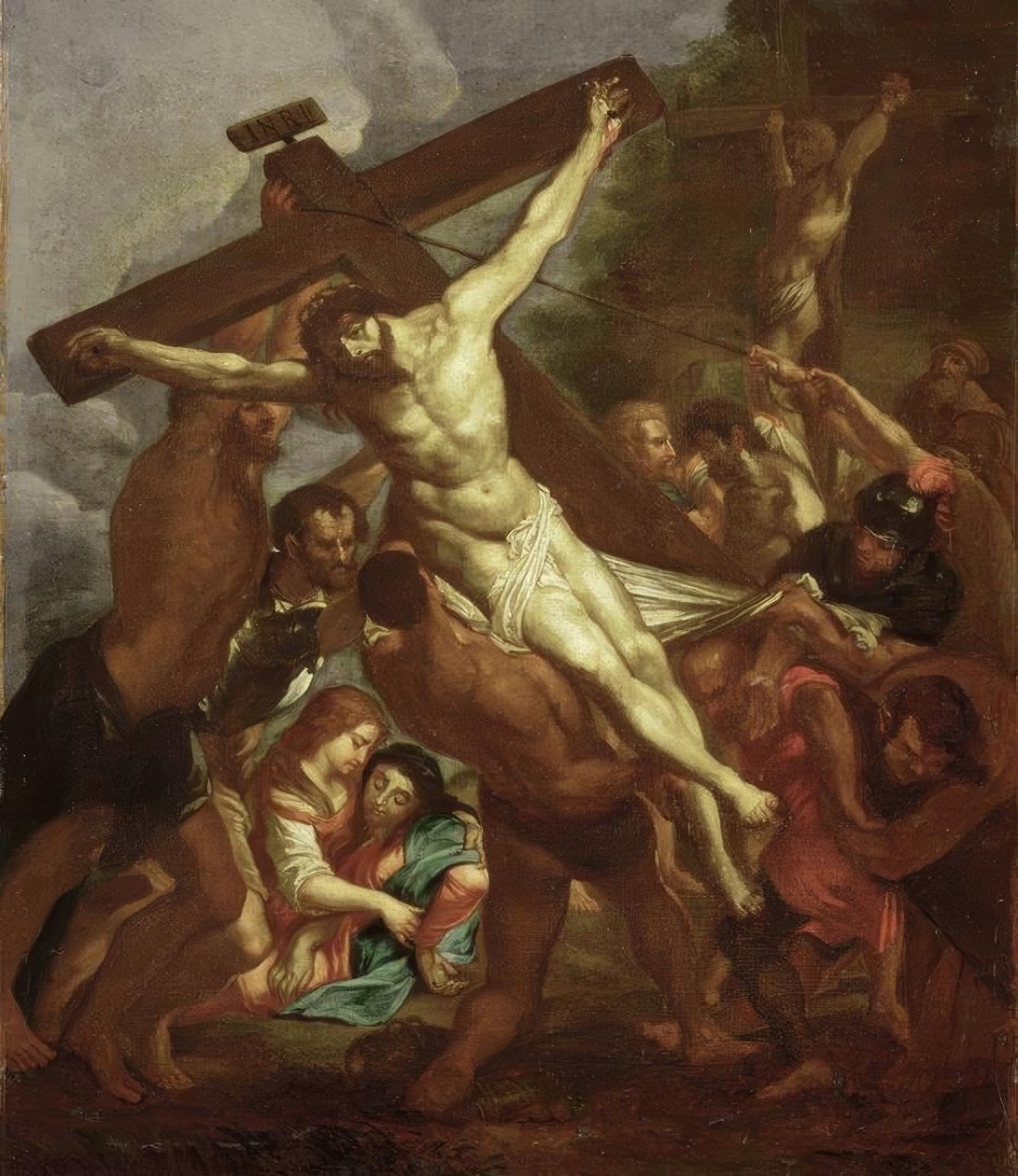 A kereszt felállítása alkotó: Peter Paul Rubens