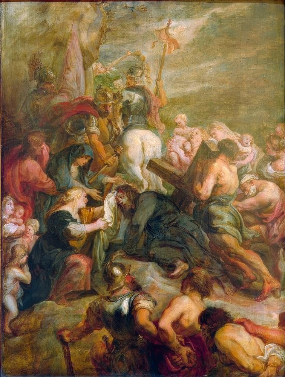 A kereszt hordozása alkotó: Peter Paul Rubens