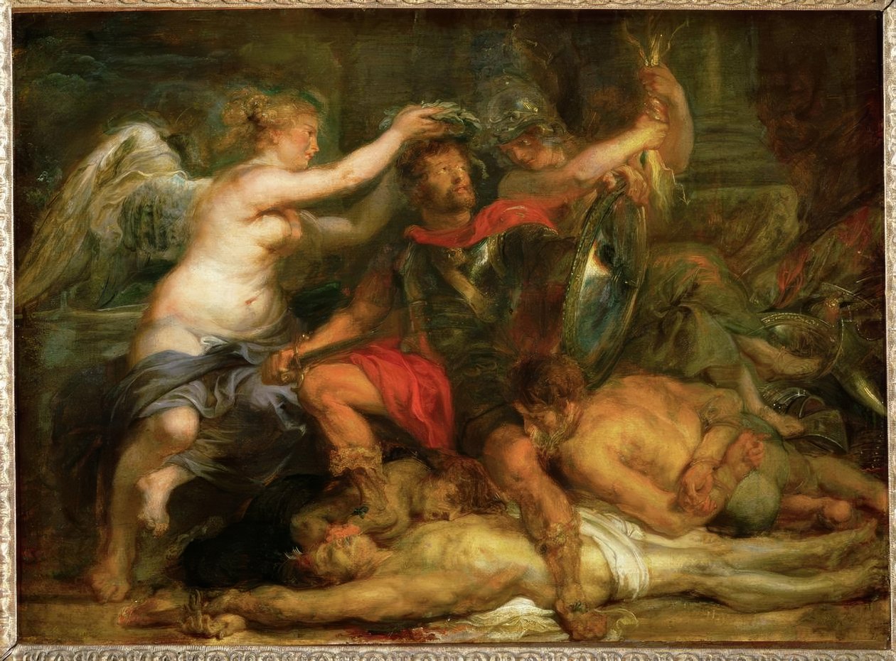A győztes megkoronázása alkotó: Peter Paul Rubens