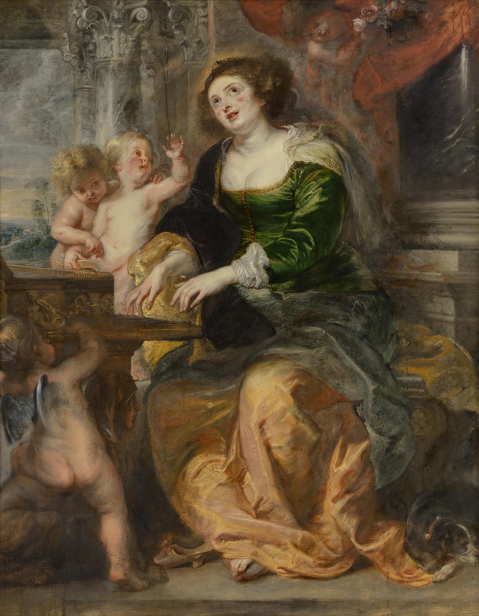Szent Cecília alkotó: Peter Paul Rubens