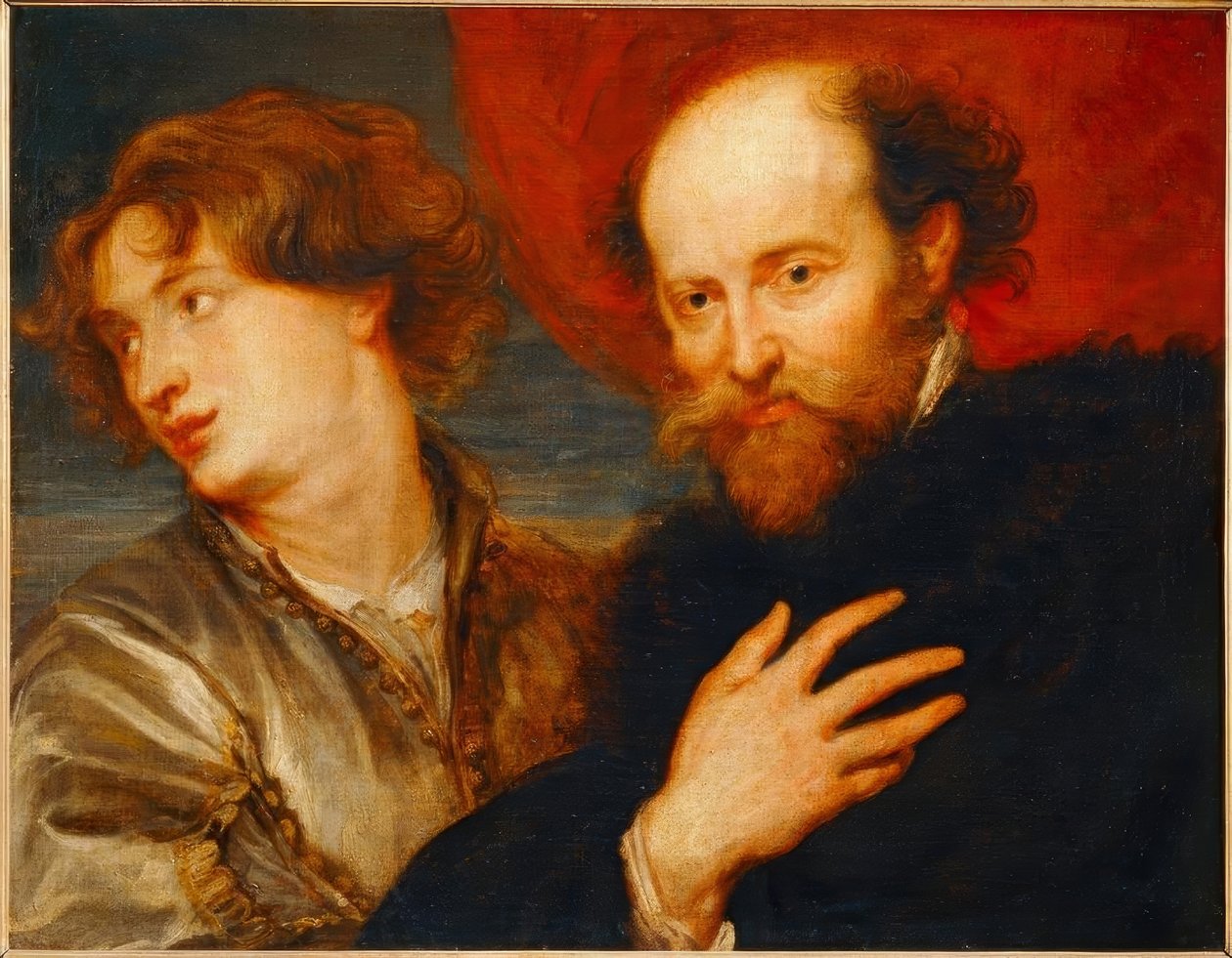 Van Dyck és Rubens ideális kettős portréja alkotó: Peter Paul Rubens