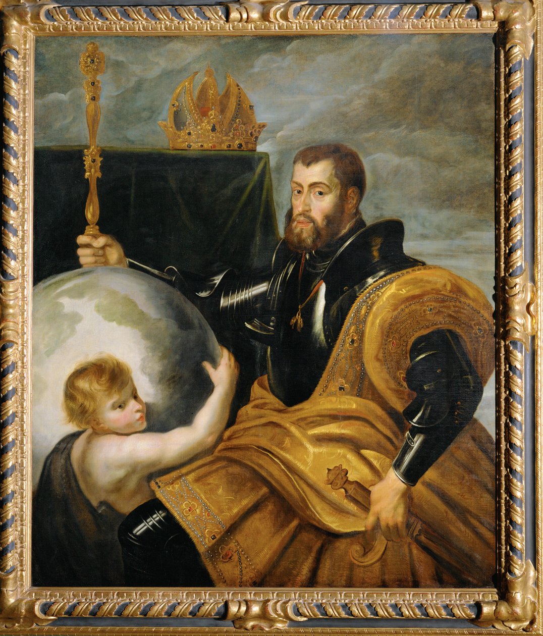 V. Károly császár mint a világ ura, 1607 körül (festmény, vászon) alkotó: Peter Paul Rubens