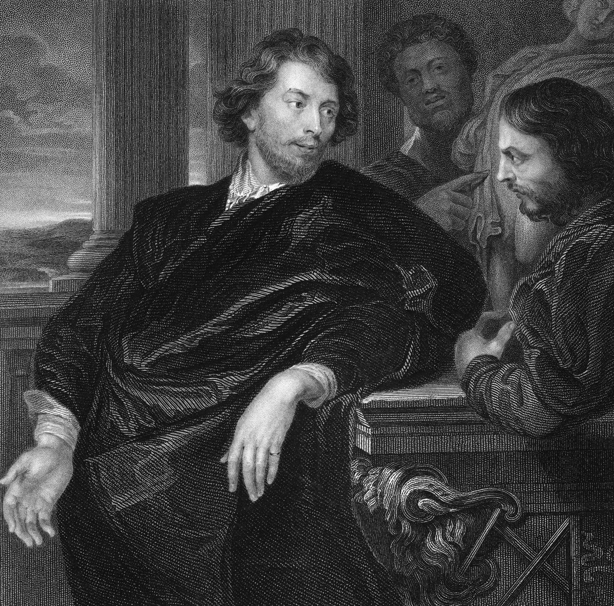 Sir Peter Paul Rubens (1577-1640) vésett önarcképe (metszet) alkotó: Peter Paul Rubens