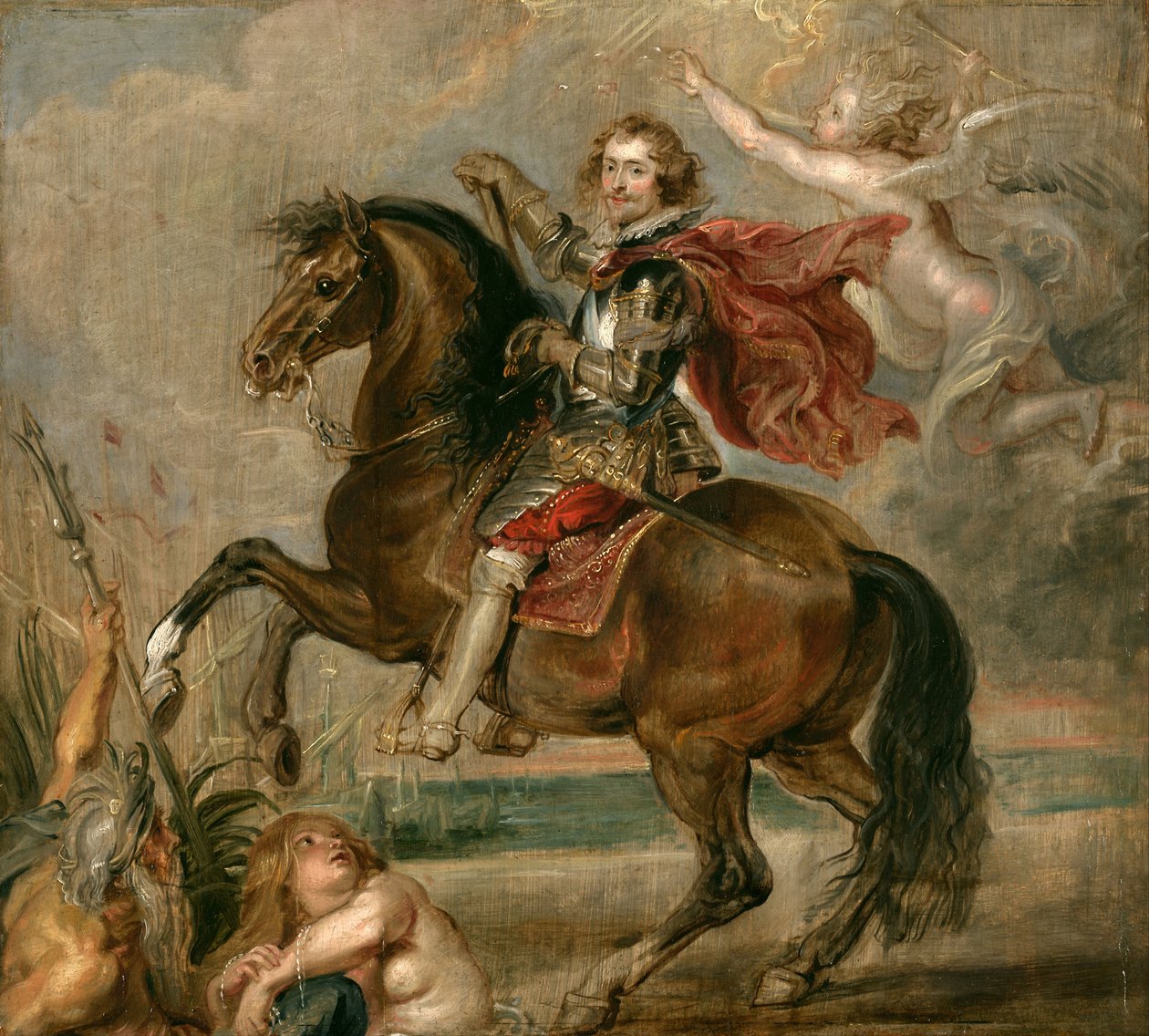 Buckingham hercegének lovas portréja alkotó: Peter Paul Rubens