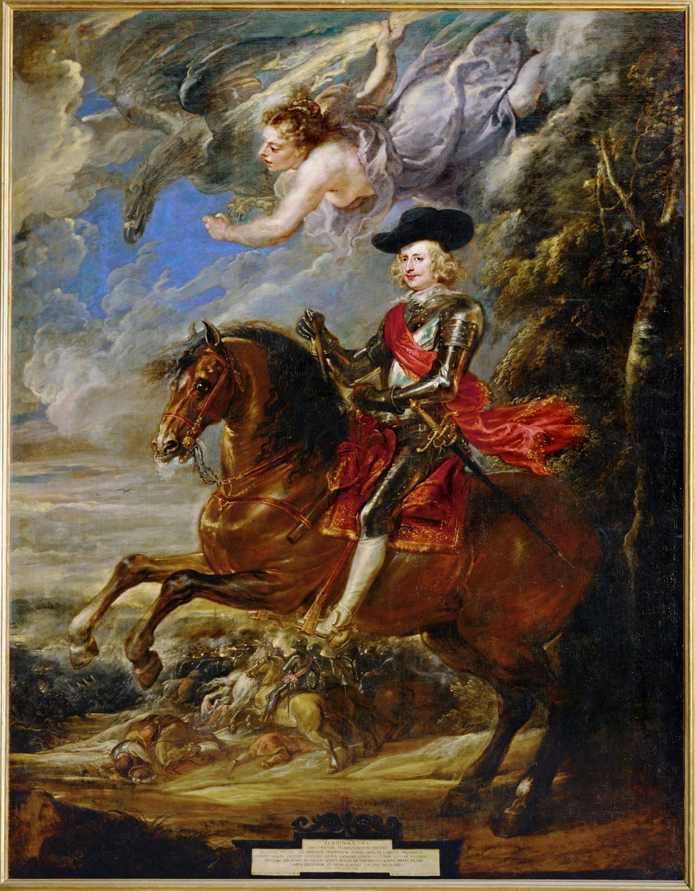 Don Fernando osztrák bíboros-ivadék lovas portréja alkotó: Peter Paul Rubens