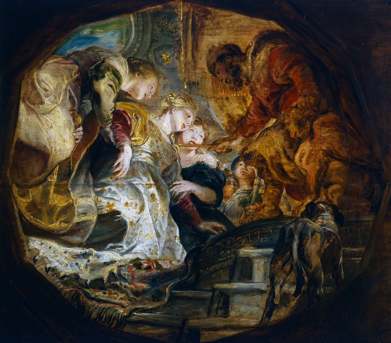 Eszter Ahasvérus előtt alkotó: Peter Paul Rubens