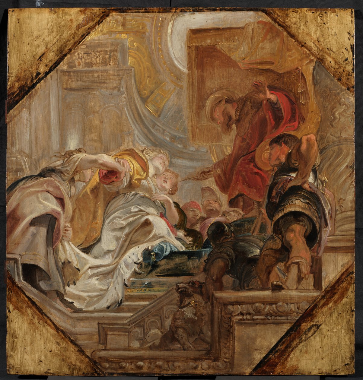 Eszter Ahasvérus előtt alkotó: Peter Paul Rubens