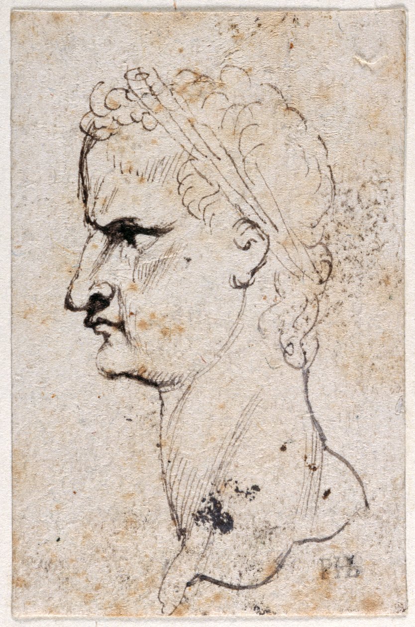 Gaius Caligula, az első tizenkét Caesar közül nyolc tíz rajzából, Giovanni da Cavino érmei után (toll és tinta papíron) alkotó: Peter Paul Rubens