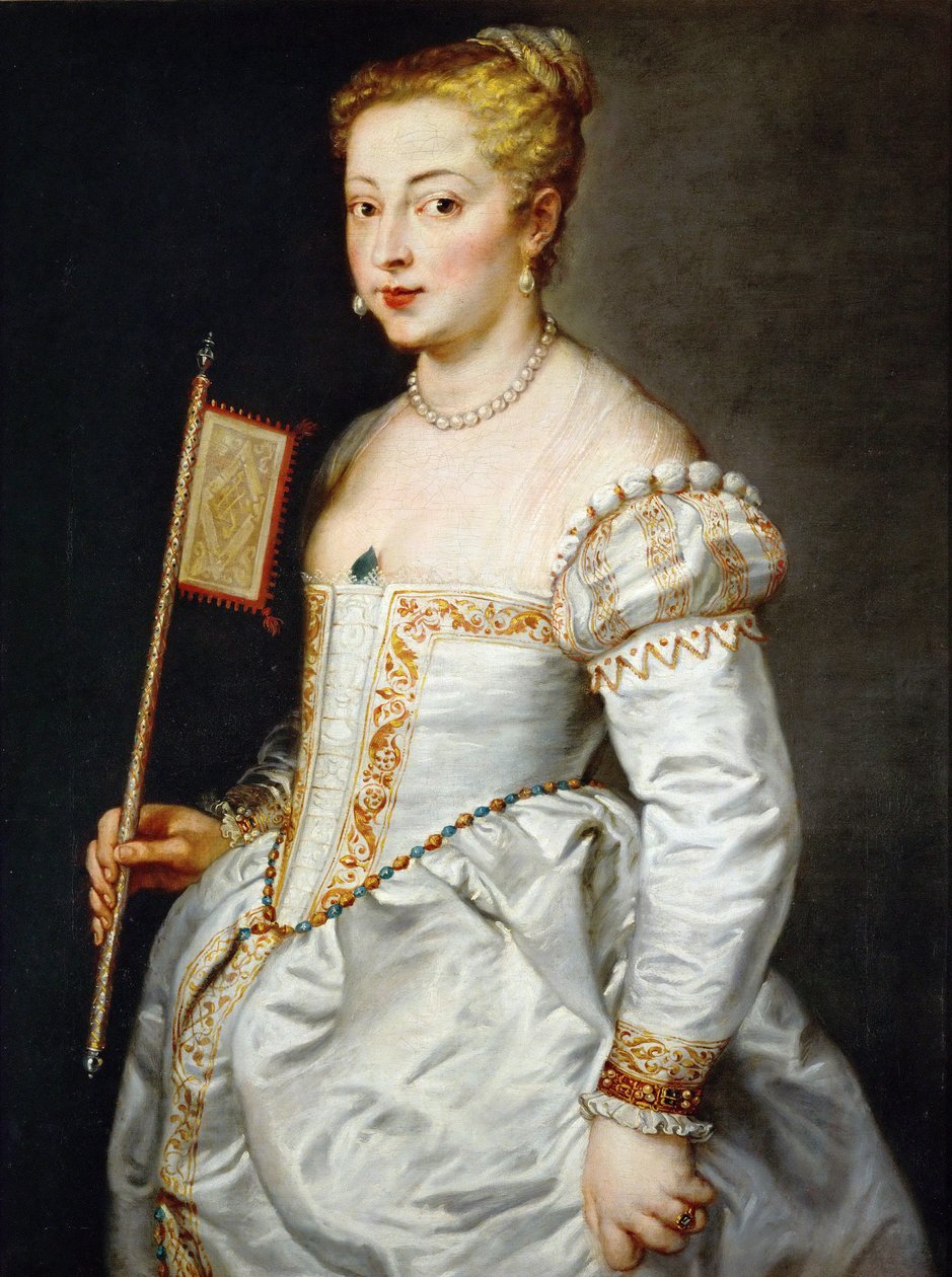 Lány legyezővel, kb. 1628-1629 alkotó: Peter Paul Rubens