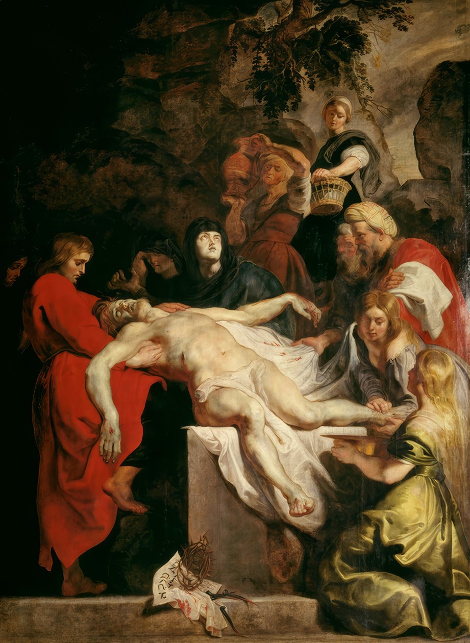 Grablegung Christi alkotó: Peter Paul Rubens