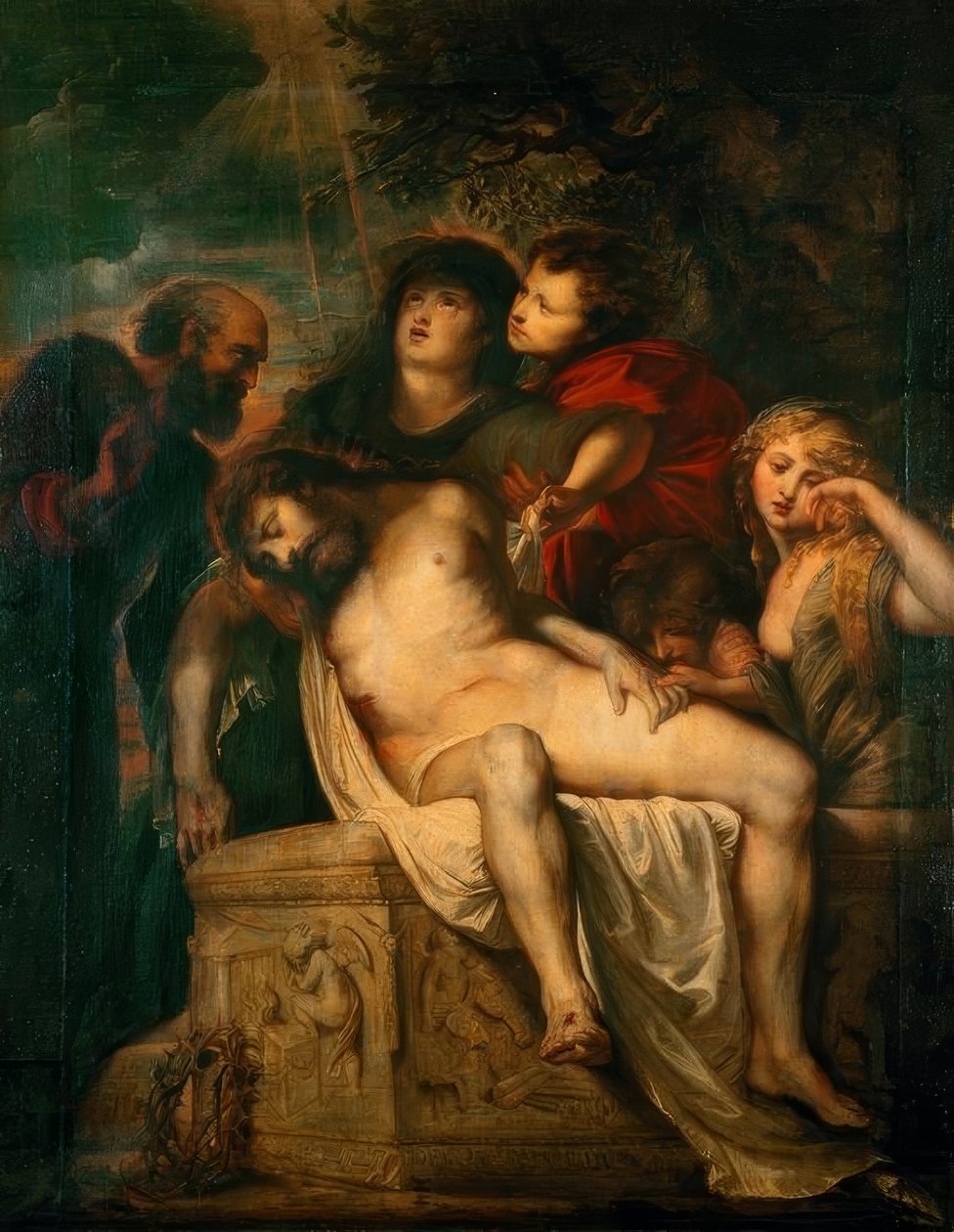 Grablegung Christi alkotó: Peter Paul Rubens