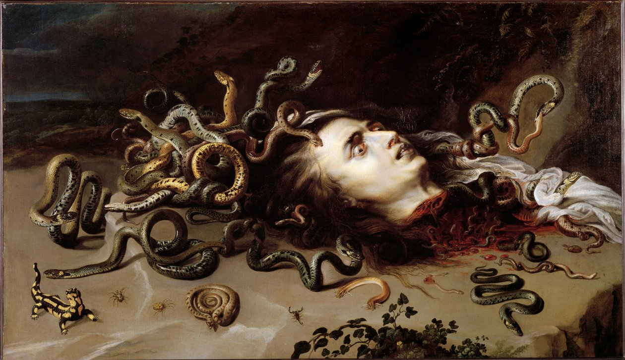 Medúza feje, 1618 alkotó: Peter Paul Rubens