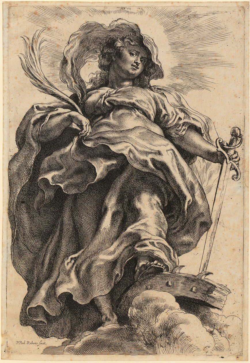 Szent Katalin alkotó: Peter Paul Rubens