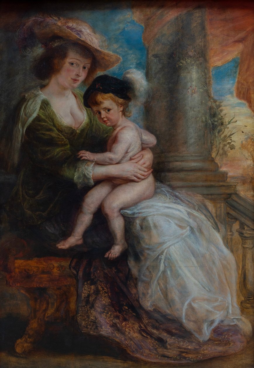 Hélène Fourment és fia, Frans alkotó: Peter Paul Rubens