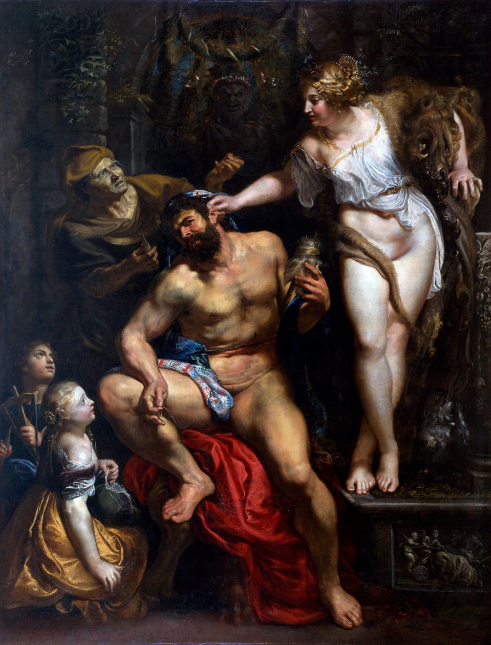 Herkules és Omphale, 1606 alkotó: Peter Paul Rubens