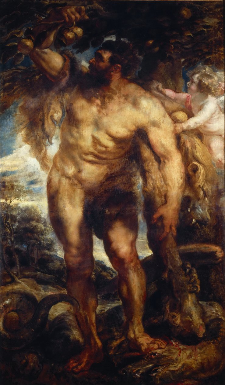 Herkules a Heszperidok kertjében, 1638. alkotó: Peter Paul Rubens
