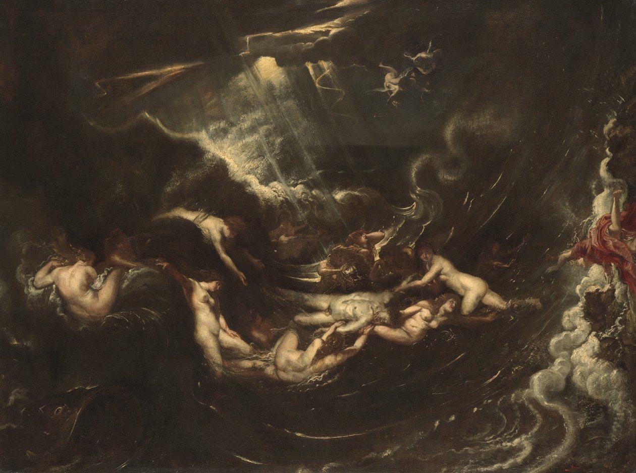 Hős és Leander, 1604 körül alkotó: Peter Paul Rubens