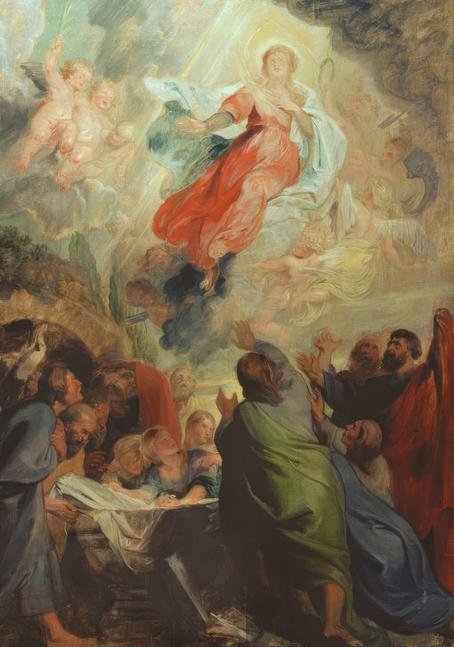 Mária mennybemenetele alkotó: Peter Paul Rubens