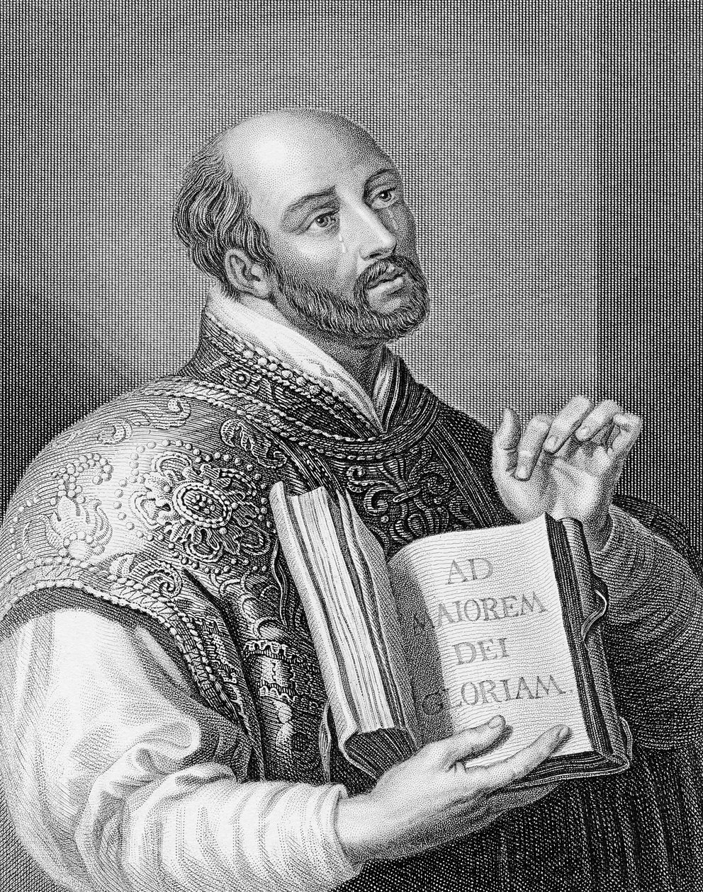 Ignatius Loyola, ifjabb William Holl metszete, 1830 körül alkotó: Peter Paul Rubens