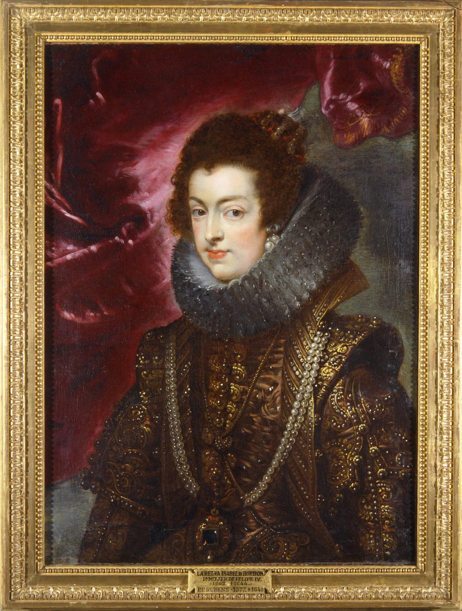 Bourbon Izabella, 1629 körül (festmény, vászon) alkotó: Peter Paul Rubens