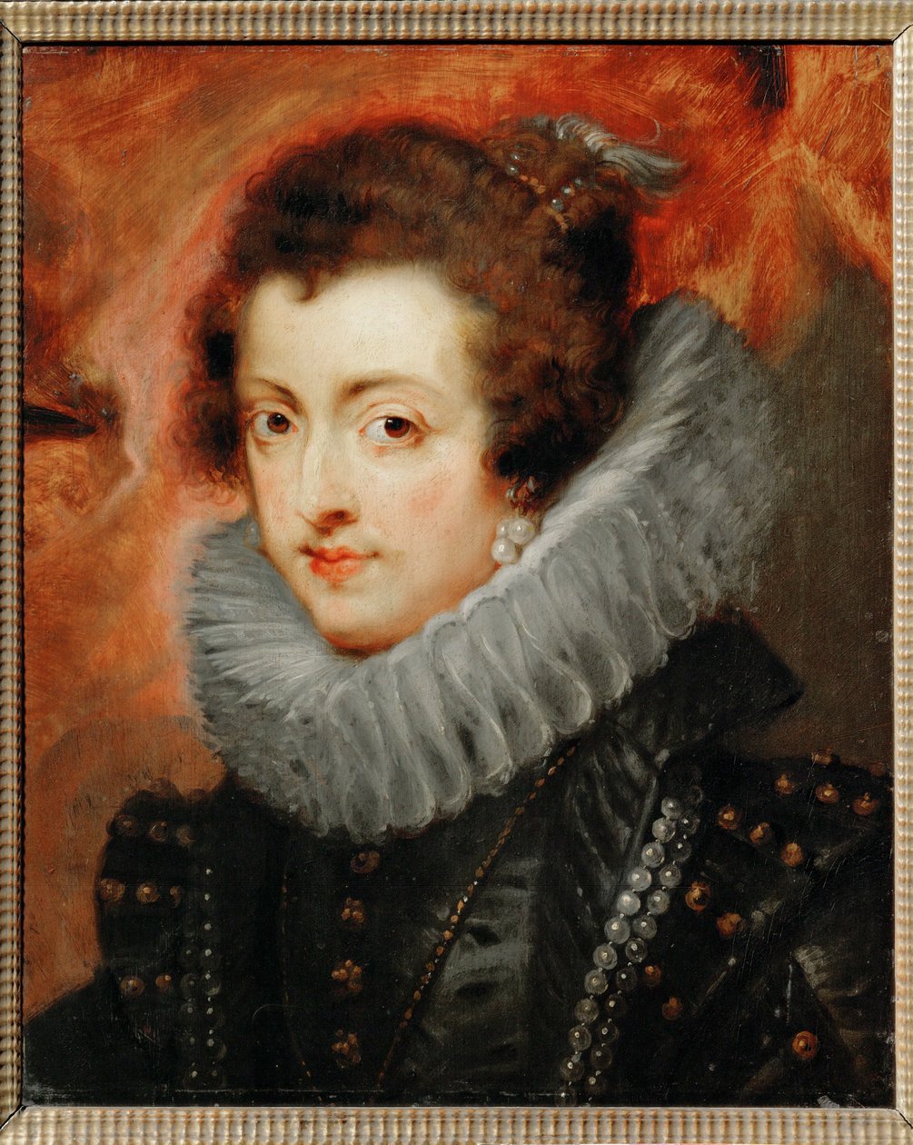 Bourbon Izabella, IV. Henrik francia király és Medici Mária lánya, 1629 körül (festmény, fa) alkotó: Peter Paul Rubens