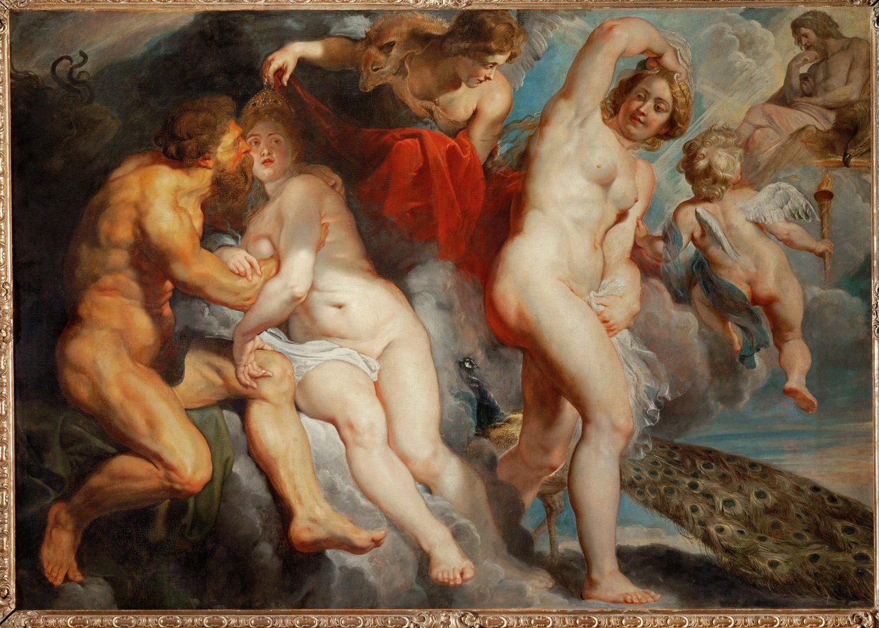 Ixion, a lapithok királya, akit Juno becsapott (festmény vászonra) alkotó: Peter Paul Rubens