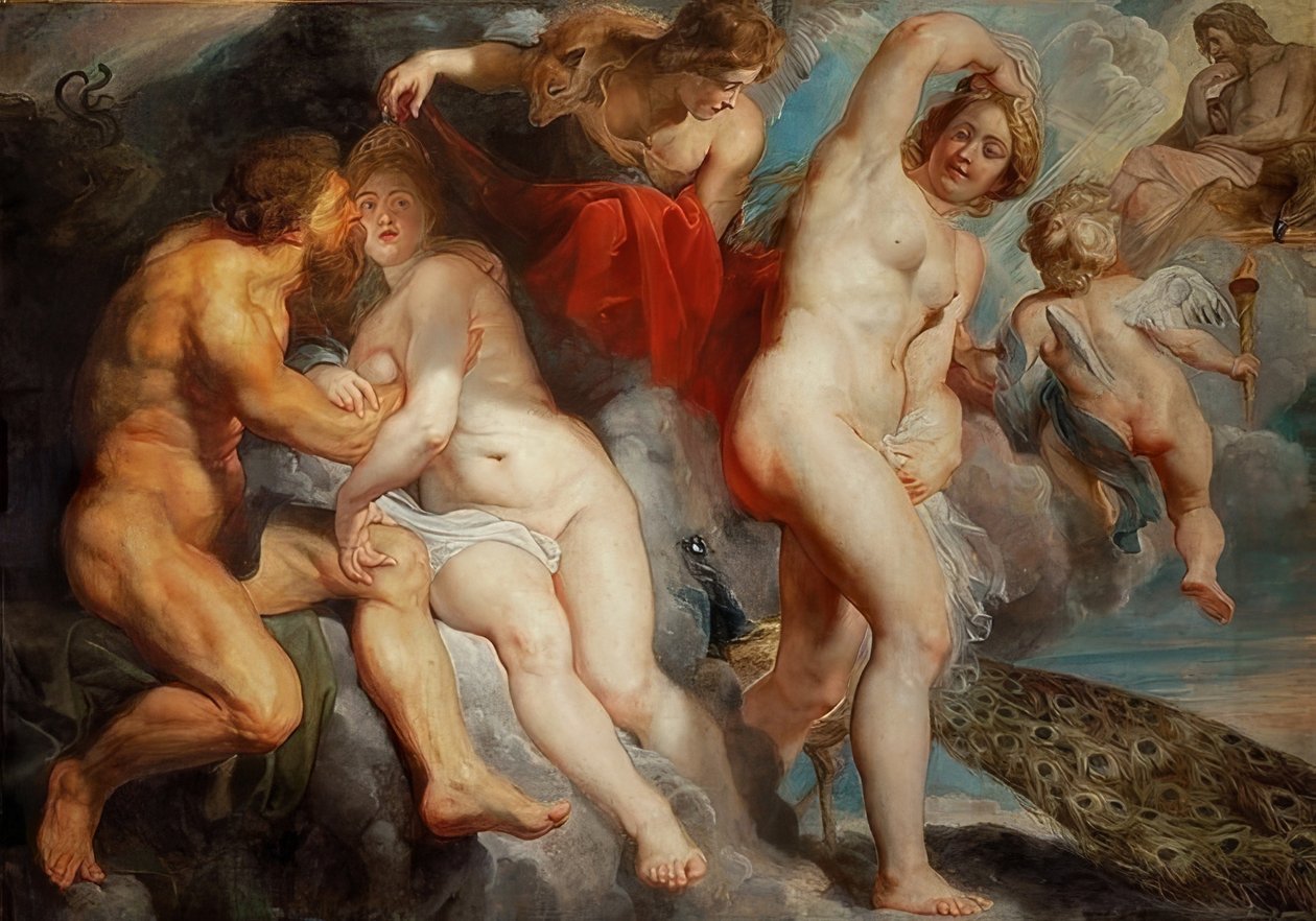 Ixion és Nephele. 1615 alkotó: Peter Paul Rubens