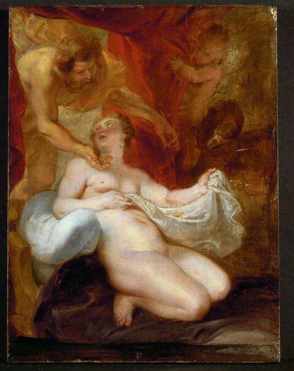 Jupiter és Danae (festmény fára) alkotó: Peter Paul Rubens