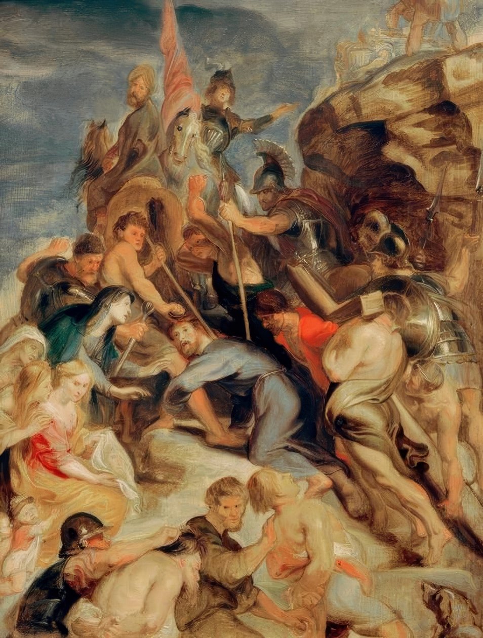 A kereszt hordozása alkotó: Peter Paul Rubens