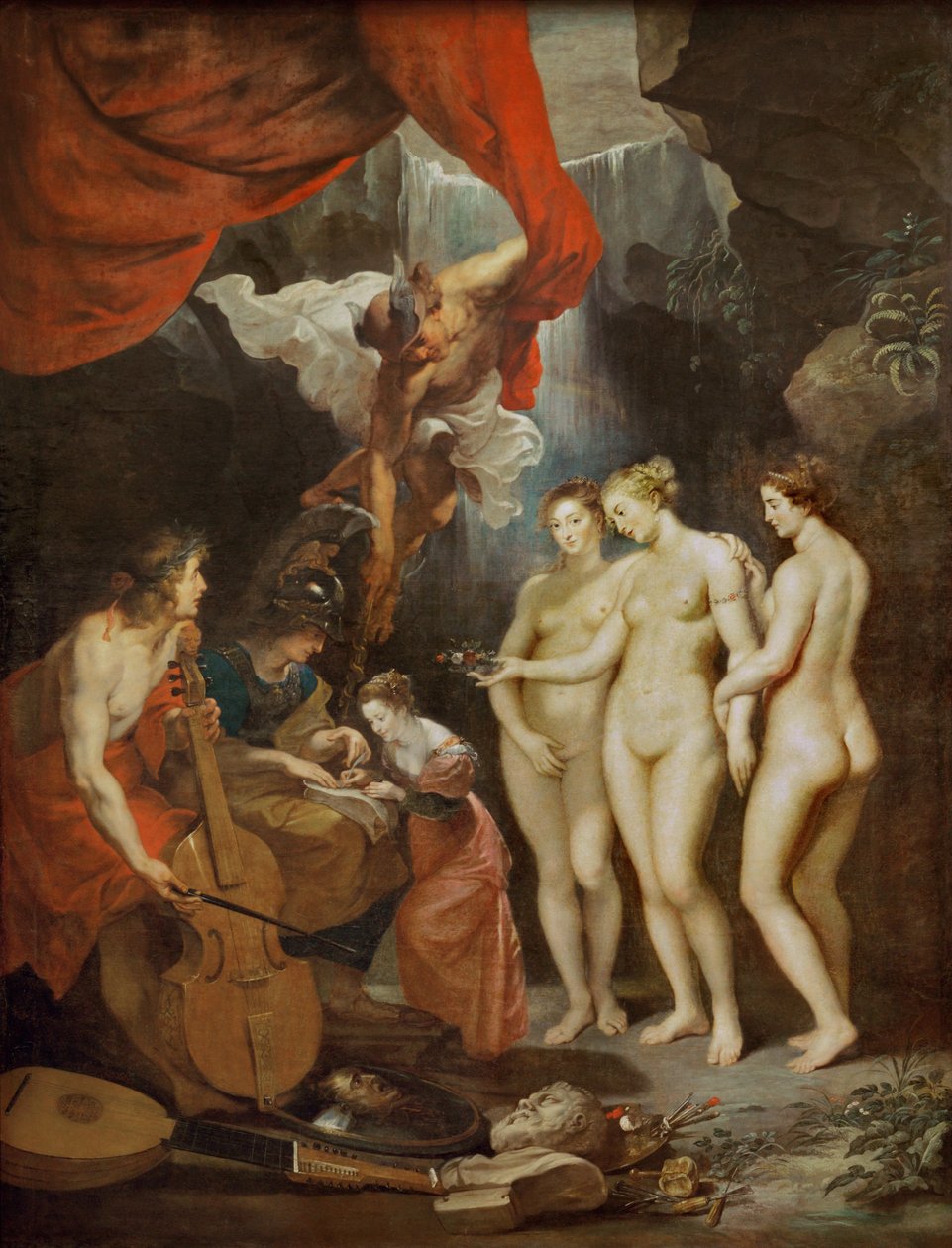 Marie de Medicis nevelése (festmény, vászon) alkotó: Peter Paul Rubens