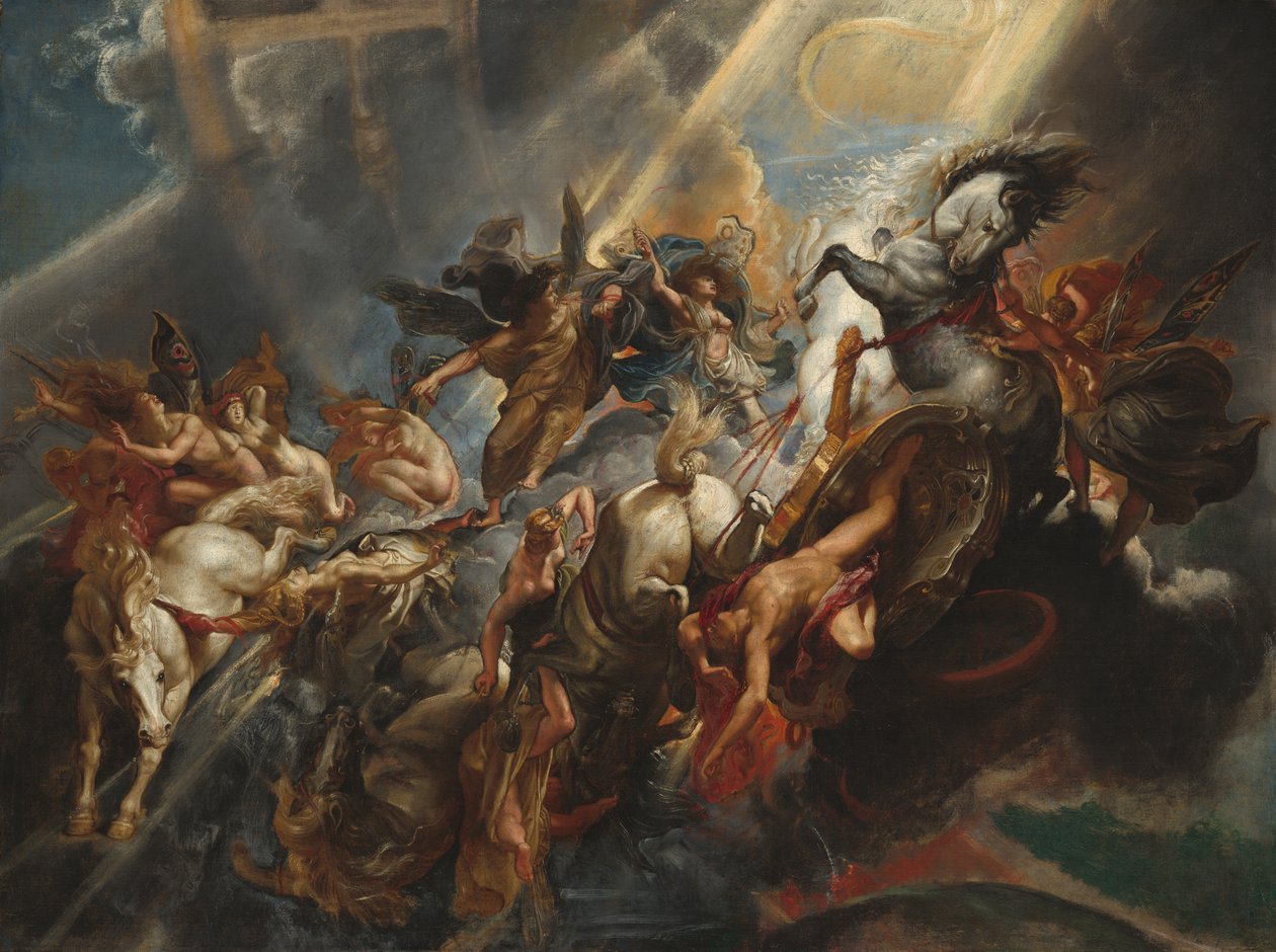 Phaeton bukása alkotó: Peter Paul Rubens