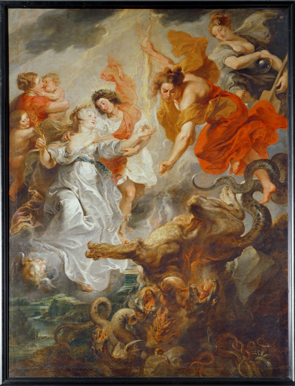 A királynő és fia tökéletes megbékélése (festmény, vászon) alkotó: Peter Paul Rubens