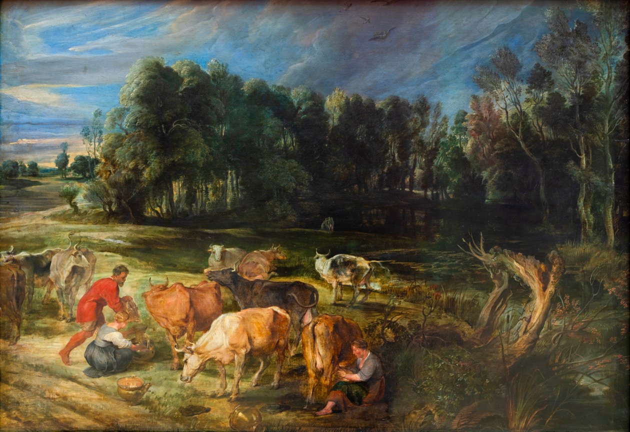 Táj szarvasmarhákkal alkotó: Peter Paul Rubens