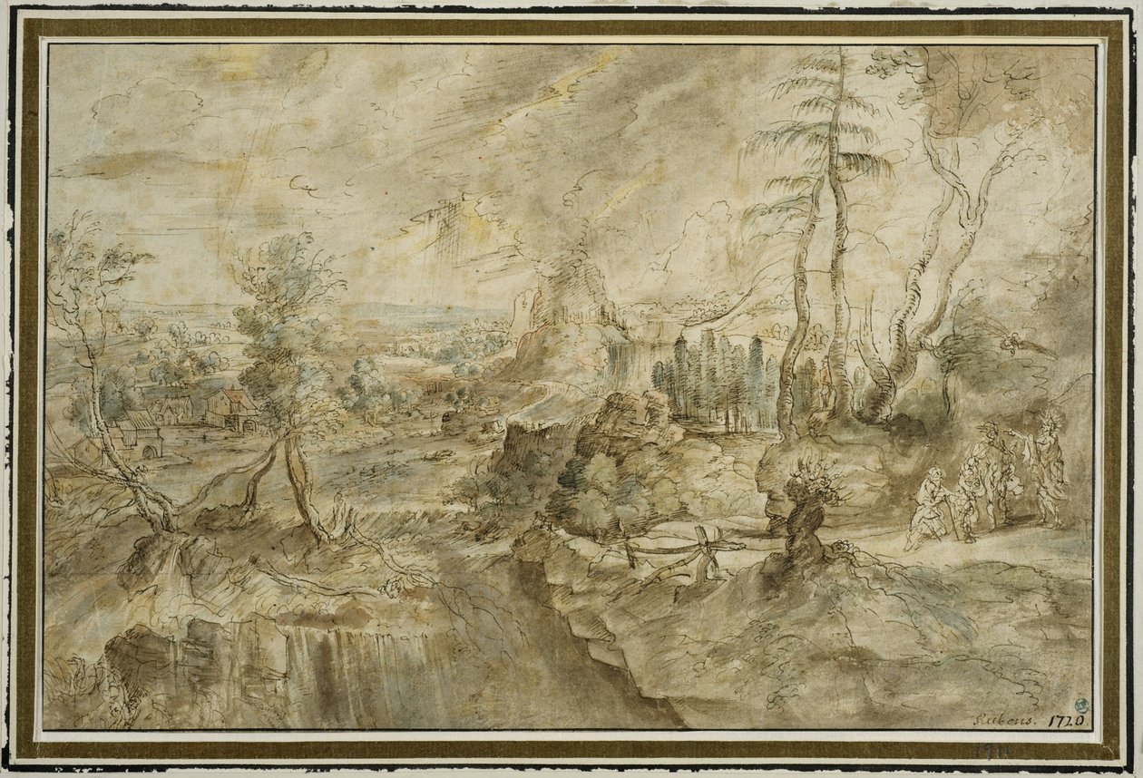 Táj Philémónnal és Baukisszal alkotó: Peter Paul Rubens
