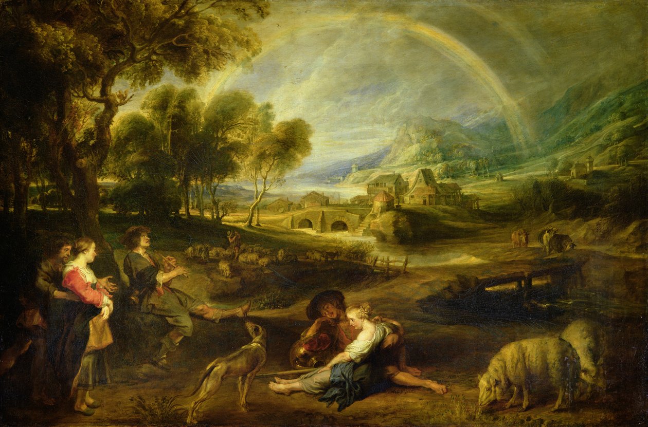 Táj a szivárvány alkotó: Peter Paul Rubens