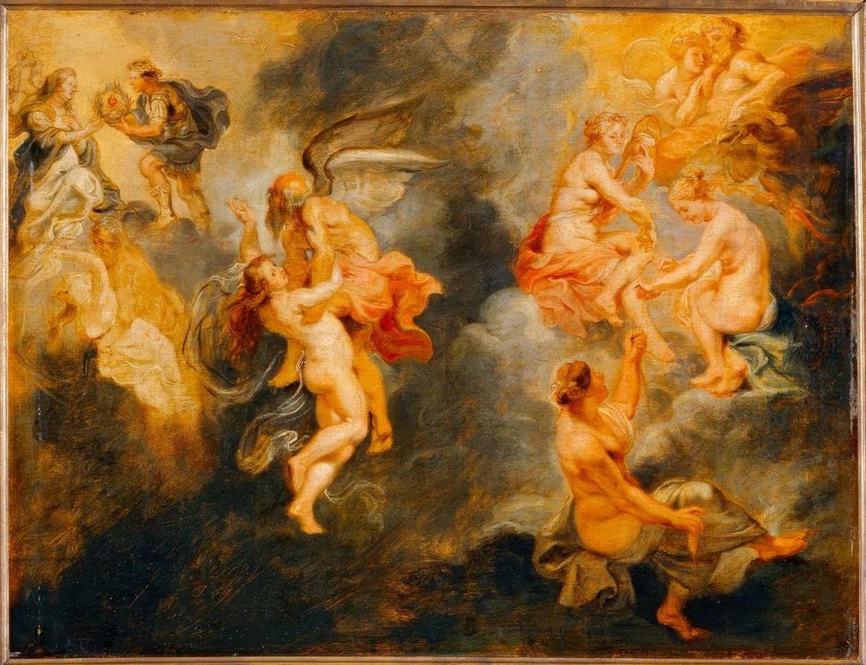 Marie Medicis sorsát követő három sors alkotó: Peter Paul Rubens