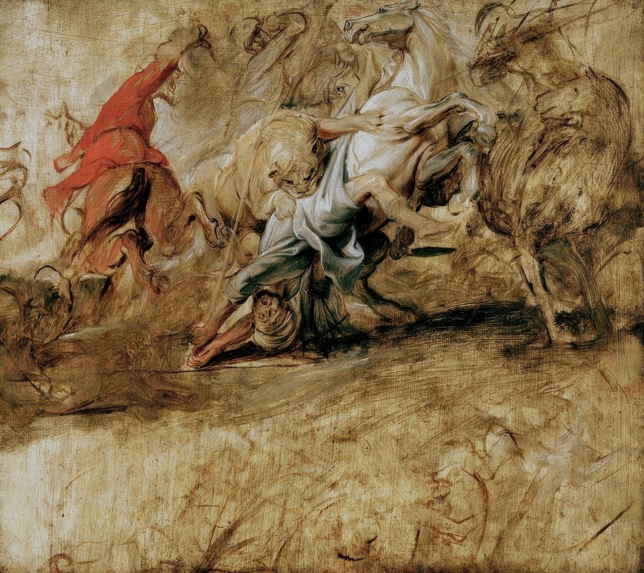 Oroszlánvadászat alkotó: Peter Paul Rubens