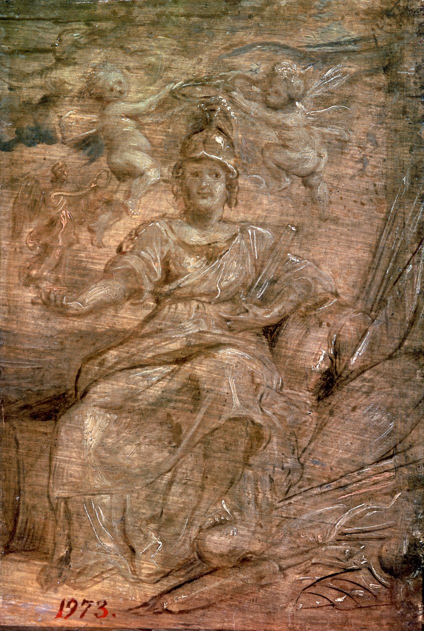 Marie de Medici, mint Pallas Athéné, 1622. alkotó: Peter Paul Rubens