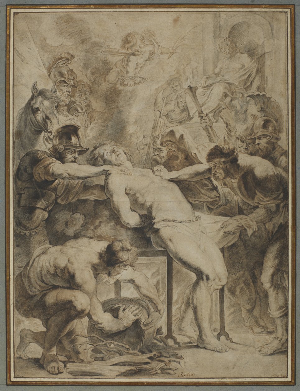 Szent Lőrinc mártíromsága, 1550 alkotó: Peter Paul Rubens