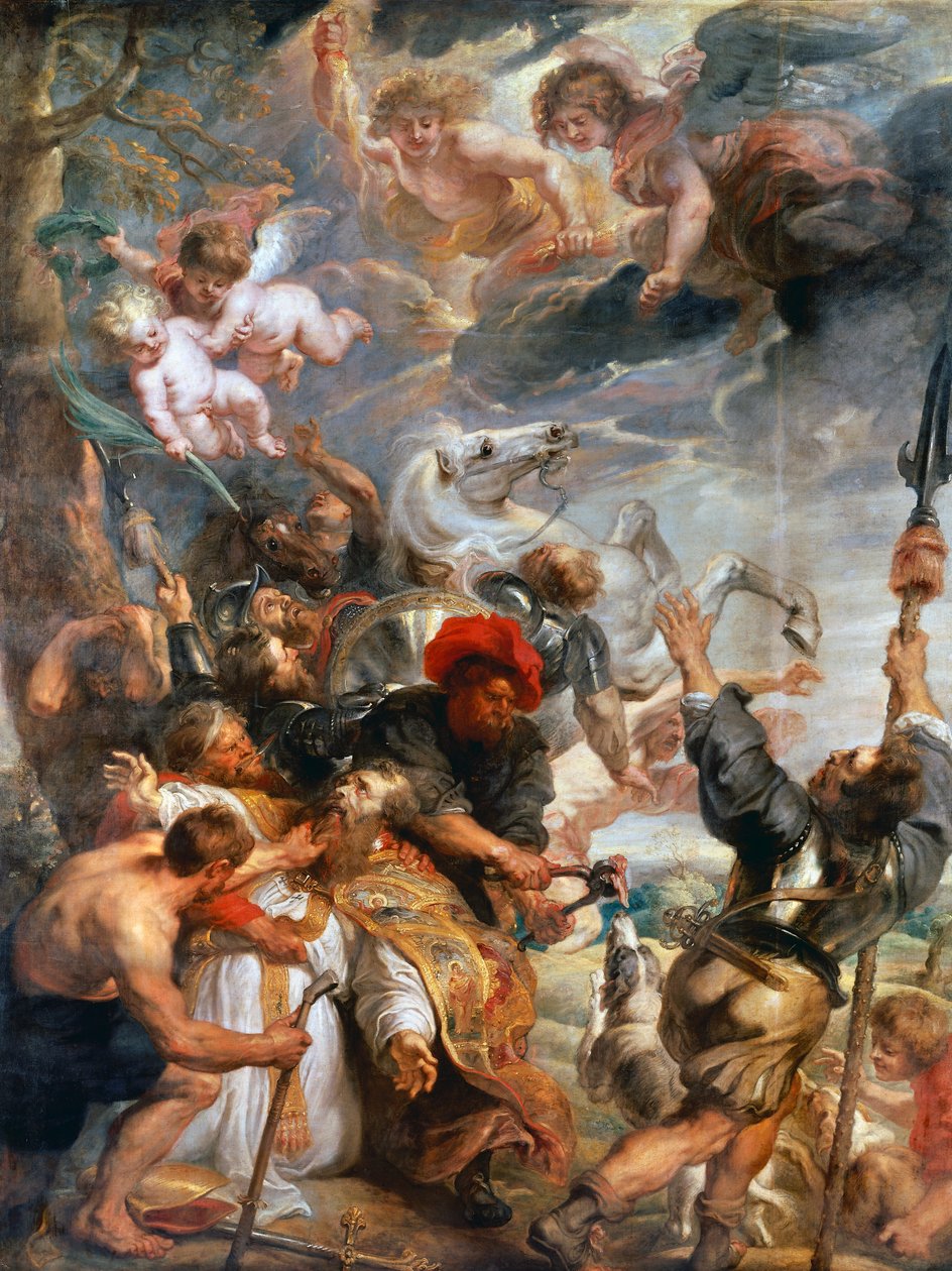 Szent Livinó vértanúsága (olaj, vászon) alkotó: Peter Paul Rubens
